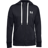 Under Armour Women's Rival Fleece Hoodie - Black/White