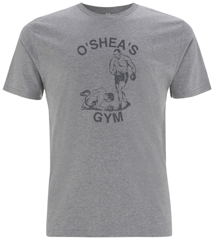 O'Shea's Gym 'Round 9' Boxers Crew T-shirt - Grey