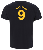 O'Shea's Gym 'Round 9' Gloves Crew T-shirt - Navy