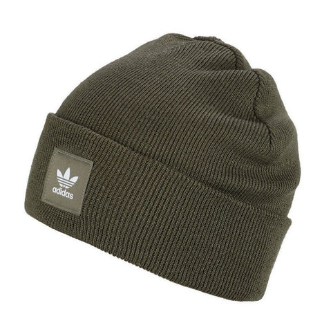 adidas 'Originals' AC Cuff Knit Beanie Hat - Khaki