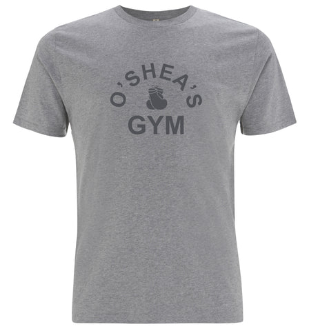 O'Shea's Gym 'Round 9' Gloves Crew T-shirt - Grey