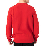 Lyle & Scott Men's Lambswool Crew Neck Jumper - Geradine Red