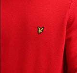 Lyle & Scott Men's Lambswool Crew Neck Jumper - Geradine Red