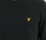 Lyle & Scott Men's Lambswool Crew Neck Jumper - Jade Green