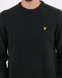 Lyle & Scott Men's Lambswool Crew Neck Jumper - Jade Green