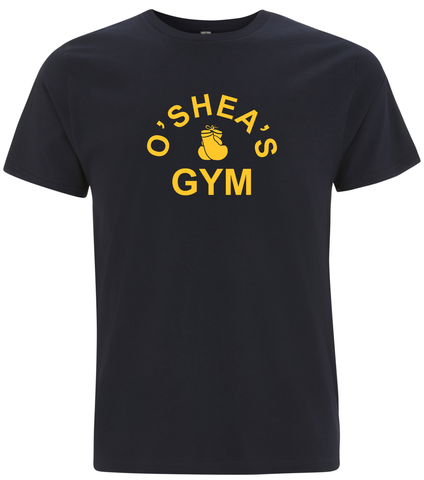 O'Shea's Gym 'Round 9' Gloves Crew T-shirt - Navy