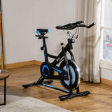 HOMCOM 8kg Flywheel Stationary Indoor Exercise Bike