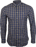 Hackett London Casual Check Shirt - Blue