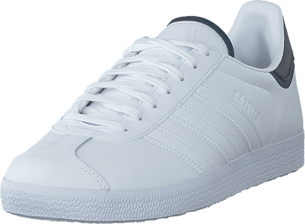 Adidas gazelle top trainers white
