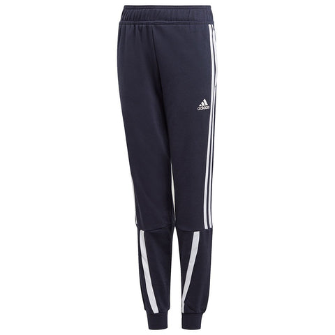 adidas B Bold Three Stripe Kid's Track Pants - Navy/White