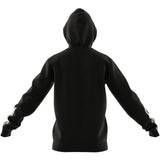 adidas Doubleknit 3-Stripes Full Zip Hoodie - Black/White