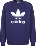adidas 'Originals' Trefoil Crew Sweatshirt - Night Sky/White