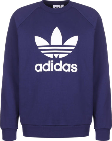 adidas 'Originals' Trefoil Crew Sweatshirt - Night Sky/White