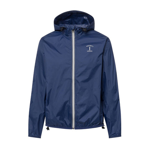 Hackett London Mr Classic Packable Jacket - Dark Blue