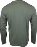 Hackett London Mr Classic Long Sleeve Tee - Olive Green