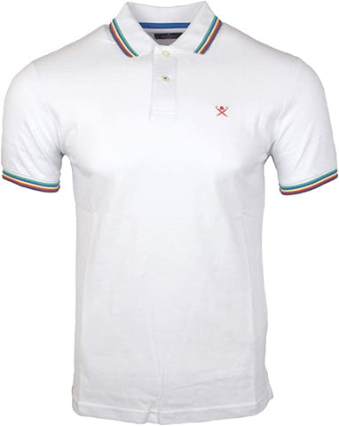 Hackett London Multi Tip Polo - White