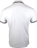 Hackett London Multi Tip Polo - White