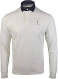 Hackett London Mr Classic Rugby Long Sleeve Polo - White