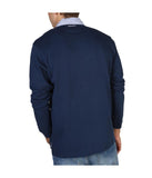 Hackett London HRR Classic Rugby Long Sleeve Polo - Navy