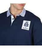 Hackett London HRR Classic Rugby Long Sleeve Polo - Navy