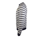 Hackett London Rowing Club HKT Striped Crew Neck Top - White/Blue
