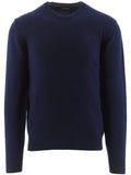 Hackett London Crew Neck wool Jumper - Navy Blue