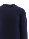 Hackett London Crew Neck wool Jumper - Navy Blue