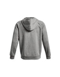 Under Armour Rival Fleece Full Zip Hoodie - Grey/White