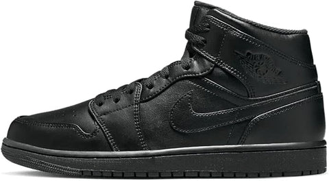 Nike Air Jordan 1 Mid Trainers - Black