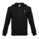 adidas 'Originals' Trefoil Full Zip Hooded Track Top - Black