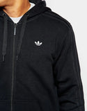 adidas 'Originals' Trefoil Full Zip Hooded Track Top - Black
