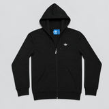 adidas 'Originals' Trefoil Full Zip Hooded Track Top - Black