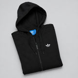 adidas 'Originals' Trefoil Full Zip Hooded Track Top - Black