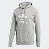 adidas 'Originals' Trefoil Hoodie - Grey/White