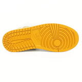 Nike Air Jordan 1 Retro High OG Trainers - Yellow Ochre/Black-Sail