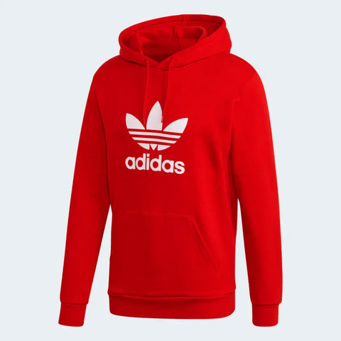 adidas 'Originals' Trefoil Hoodie - Scarlet/White
