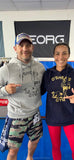 O'Shea's Gym 'Round 9' Gloves Crew T-shirt - Navy