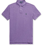 Ralph Lauren Men's Short Sleeved 'POLO' Shirt - Purple