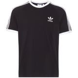 adidas 'Originals' 3-Stripes T-Shirt - Black