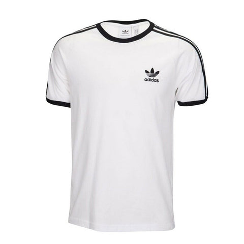 adidas 'Originals' 3-Stripes T-Shirt - White