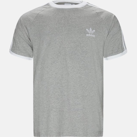 adidas 'Originals' 3-Stripes T-Shirt - Grey