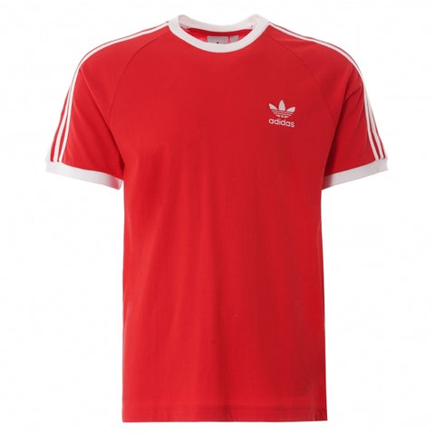 adidas 'Originals' 3-Stripes T-Shirt - Red