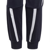 adidas B Bold Three Stripe Kid's Track Pants - Navy/White