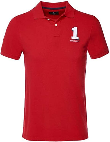 Hackett London Big and Tall New Classic Polo - Red