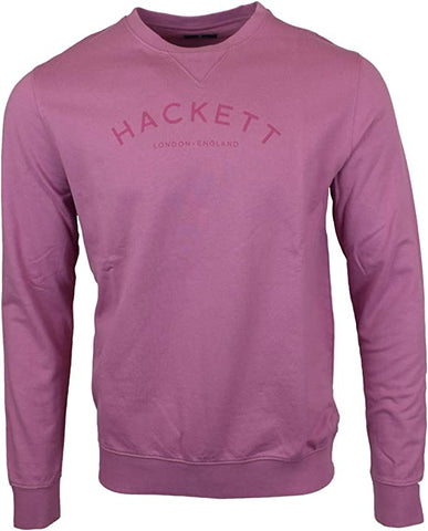 Hackett London Classic Logo Crew Sweatshirt - Dusty Pink