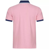 Hackett London Double Tip Polo Shirt - Pink