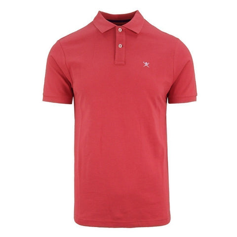 Hackett London Classic Logo Polo Shirt - Crimson